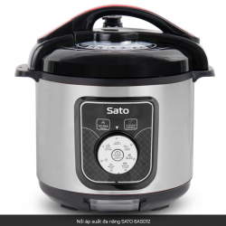 Nồi áp suất đa năng SATO 6AS012 6.0L
 Nồi áp suất đa năng SATO 6AS012 6.0L