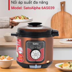 Nồi áp suất đa năng SatoAlpha 6AS039 6.0L
 Nồi áp suất đa năng SatoAlpha 6AS039 6.0L