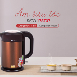 Ấm Siêu Tốc SATO 17ST37 1.8L
 Ấm Siêu Tốc SATO 17ST37 1.8L
