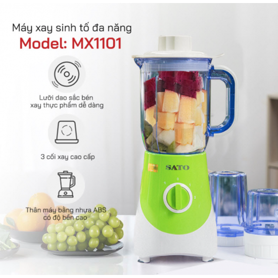 Máy xay sinh tố đa năng SATO MX110
