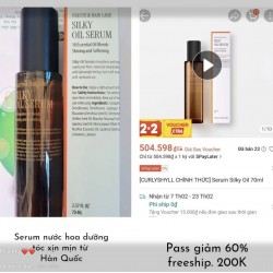 Serum Dưỡng t&oacute;c H&agrave;n Quốc Silky Oil Serum.
