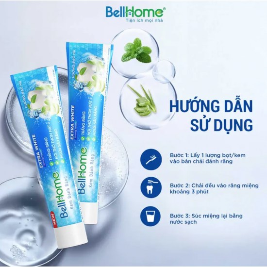 1 Tu&yacute;p Kem Đ&aacute;nh Răng Người Lớn C&ocirc;ng Nghệ Sinh Học Bell Home 150G

