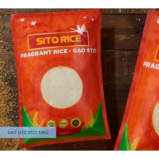 Gạo ST21 - Sito rice - Hương lài truyền thống túi 10kg
