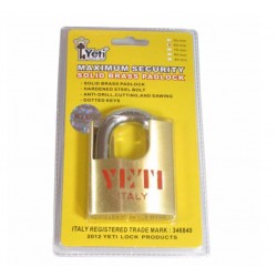 Khoá cầu đồng Yeti chống cắt Ý - 60mm