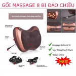 Gối massage hồng ngoại 8 bi, máy massage cổ vai gáy
 Gối massage hồng ngoại 8 bi, máy massage cổ vai gáy