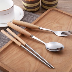 Hộp set 3 đũa thìa dĩa lúa mạch, bộ thìa dĩa đũa hộp lúa mạch
 Hộp set 3 đũa thìa dĩa lúa mạch, bộ thìa dĩa đũa hộp lúa mạch