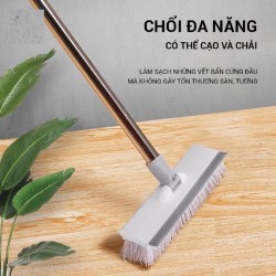 Chổi chà sàn gạt nước thông minh, chổi quét nhà vệ sinh 2 in 1
