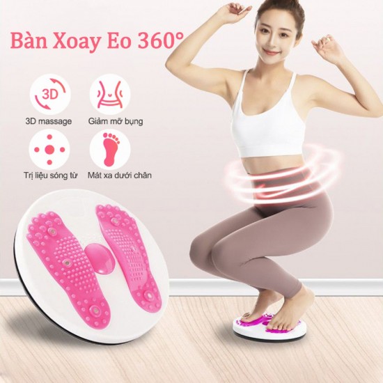 Đĩa xoay eo hình bàn chân giảm mỡ thon bụng
