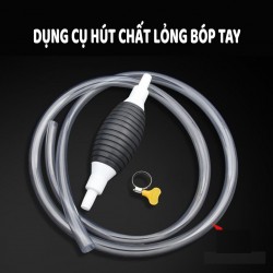 Dụng cụ bơm hút xăng dầu chất lỏng bóp tay tiện lợi, ống hút thay nước bể cá, hút rượu cầm tay
 Dụng cụ bơm hút xăng dầu chất lỏng bóp tay tiện lợi, ống hút thay nước bể cá, hút rượu cầm tay
