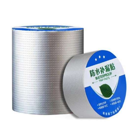 Cuộn băng keo siêu dính đa năng 10 cm, miếng dán chống thấm chống nhiệt cho tường  trần nhà ống nước bể nước
