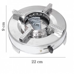 Bếp cồn khô inox mini tiện lợi, bếp cồn lẩu nướng nhỏ gọn dễ dàng mang đi dã ngoại
 Bếp cồn khô inox mini tiện lợi, bếp cồn lẩu nướng nhỏ gọn dễ dàng mang đi dã ngoại