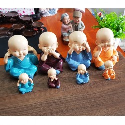 Bộ tượng tứ không 4 vị hòa thượng phong thủy, bộ tượng để ô tô bàn làm việc
 Bộ tượng tứ không 4 vị hòa thượng phong thủy, bộ tượng để ô tô bàn làm việc