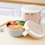 Hộp đựng cơm giữ nhiệt 2 tầng có nắp cao su chống tràn, cặp lồng cơm văn phòng
 Hộp đựng cơm giữ nhiệt 2 tầng có nắp cao su chống tràn, cặp lồng cơm văn phòng