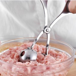 Dụng cụ kẹp thịt viên chả viên inox đa năng, kẹp thịt viên tròn
 Dụng cụ kẹp thịt viên chả viên inox đa năng, kẹp thịt viên tròn