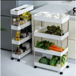 Kệ đựng đồ đa năng 4 tầng có bánh xe, kệ đẩy chuyển dụng cho spa
 Kệ đựng đồ đa năng 4 tầng có bánh xe, kệ đẩy chuyển dụng cho spa