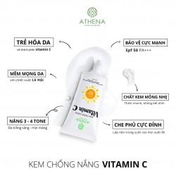 Kem chống nắng Vitamin C tuýp 70ml
 Kem chống nắng Vitamin C tuýp 70ml